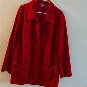 J.Jill Women 100% Vintage Corduroy Jacket Size 3X.